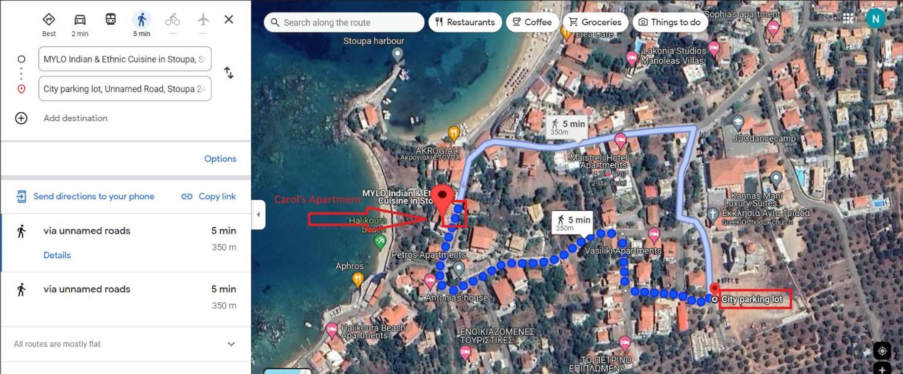 Stoupa Beachside Retro Apartment Екстериор снимка